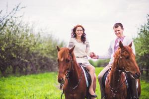  Фотосъемка с лошадьми в саду, Фотосессия в саду, Фотосъемка с лошадьми